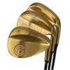 Pacific Golf Clubs Gold ATK-12 Wedge Set 52°/56°/60° Regular, Senior, Stiff, Senior Lady, and Lady Flex Available in Steel and Graphite Shaft