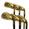 Pacific Golf Clubs Gold FLT-1 Iron Set Senior Flex Graphite Shafts Right Handed (6/7/8/9PW/SW) Set