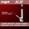 Majek Golf Men's Complete Wedge Set: 52° Gap Wedge (GW), 56° Sand Wedge (SW), 60° Lob Wedge (LW) Right Handed Regular Flex