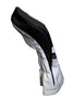 Majek Golf Headcovers Black and White Leather Style Headcovers