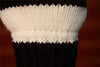 Majek Golf Black and White Hybrid Headcovers Pom Pom Knit Limited Edition Classic Vintage