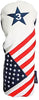 Majek Retro Golf Headcovers USA Vintage Leather Style