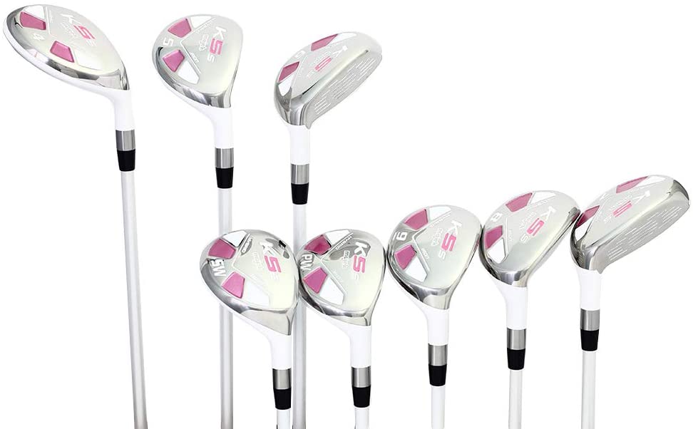 Majek White Pearl Women's Golf All True Hybrid Set 4-SW All Lady