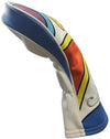 Majek Retro Headcovers Psychedelic Colorful Groovy Custom Design Vintage Leather Style