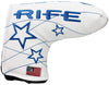 Rife Golf Collectors Edition - Retro L Shape Blade Putter Designer Custom Headcover