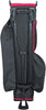 Rife Golf Black Red Gray Stand Bag 9 inch, 7-Way Friendly Separator Top