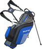 Rife Golf Blue Black Gray Stand Bag 9 inch, 7-Way Friendly Separator Top